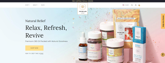 Premium Jane Affiliate Program Homepage Image
