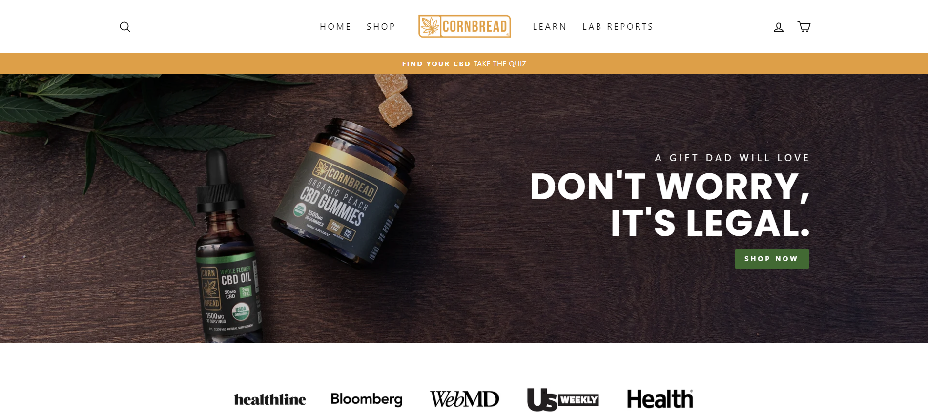 Cornbread Oil Affiliate Program homepage image
