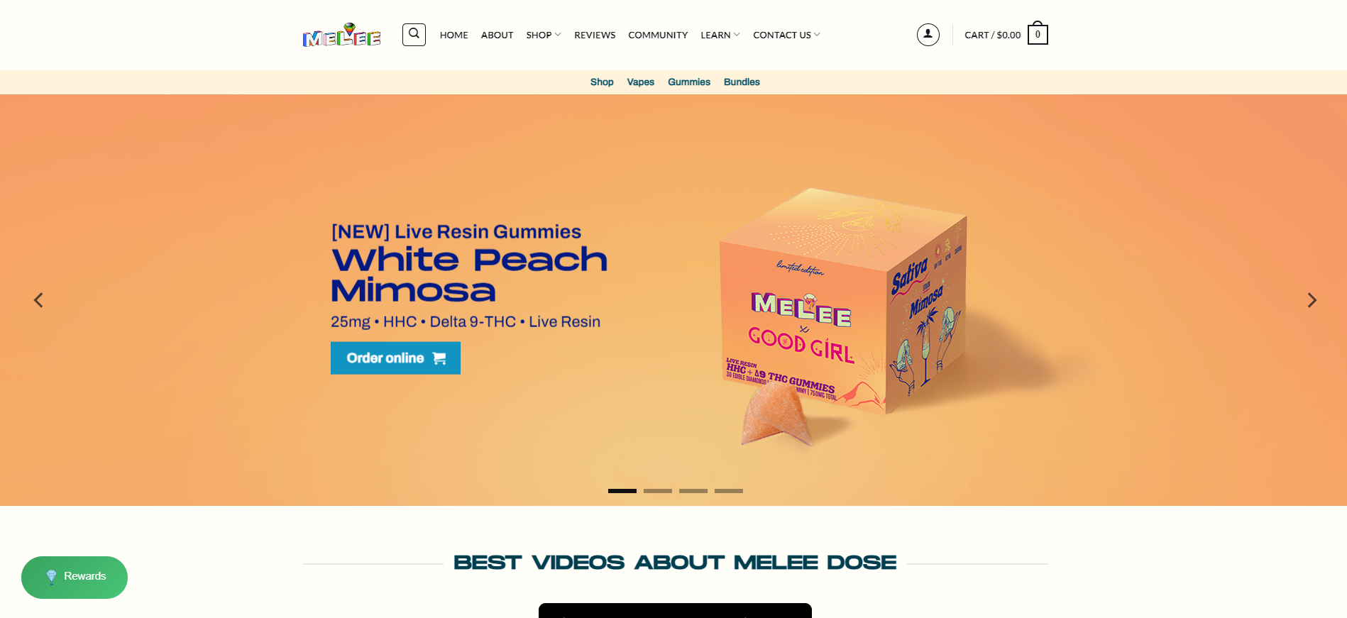 Melee Dose Affiliate Program Homepage Image