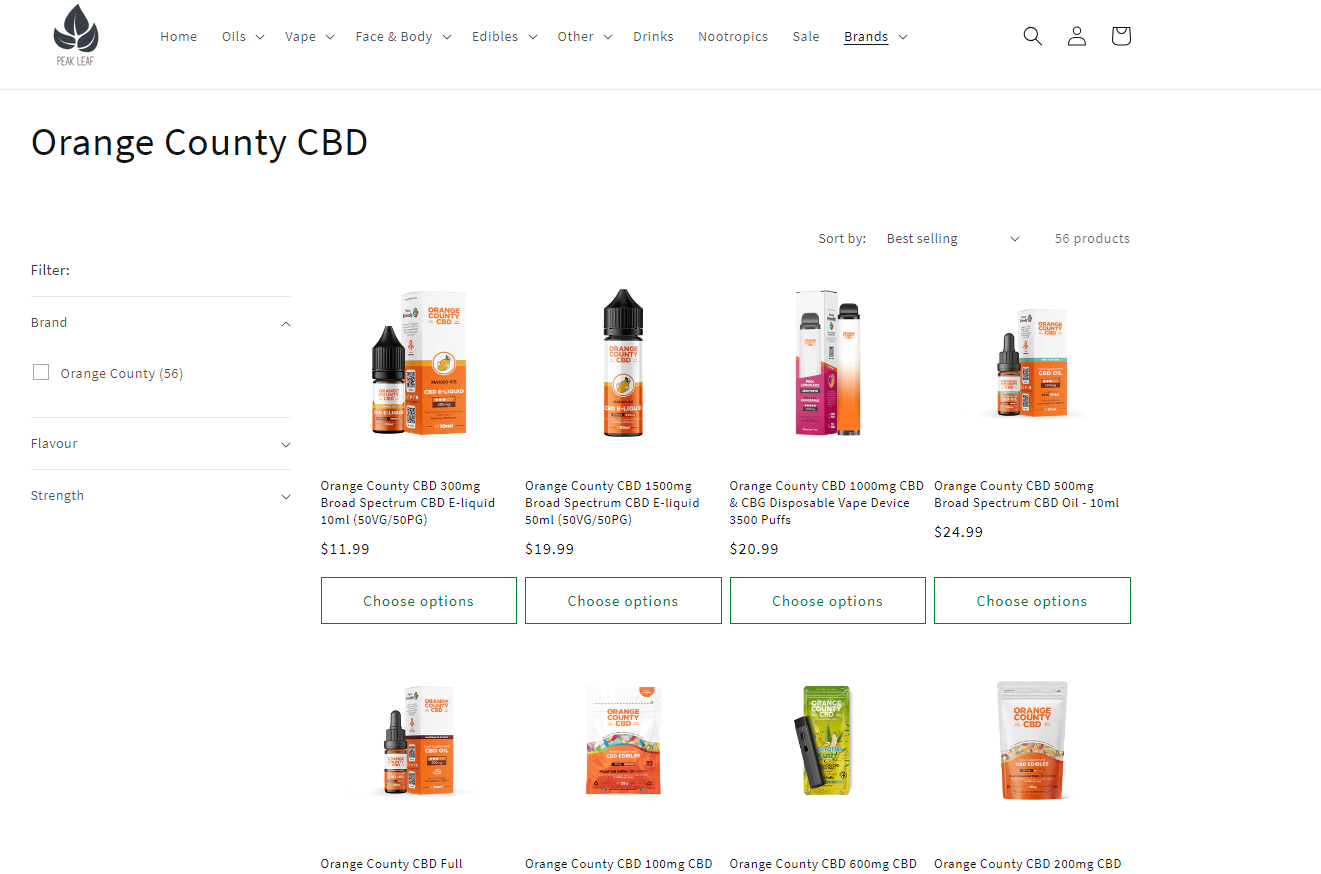 Orange County CBD CBD.co Homepage