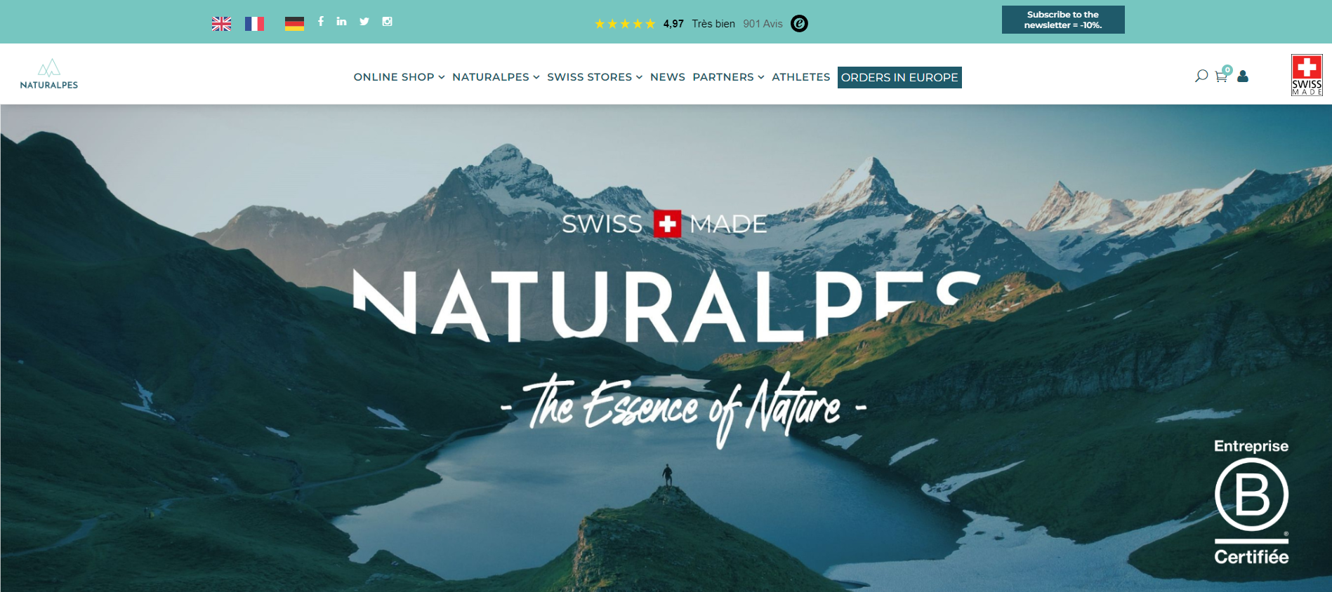 Naturalpes Affiliate Program Homepage Image